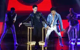 Sao đại chiến: Trọng Hiếu “ép” Slim V nhảy khi diễn chung