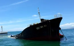 Khẩn trương cứu hộ tàu chở hơn 3.000 tấn hàng bị chìm trên vùng biển Ninh Thuận