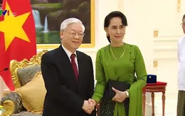 Tổng Bí thư hội kiến Cố vấn Nhà nước Myanmar