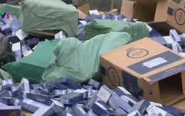 Quảng Trị tiêu hủy số lượng lớn hàng lậu