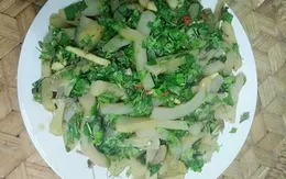 Da trâu muối chua - Đặc sản của người Thái Sơn La