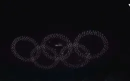 Máy bay không người lái làm rực sáng Thế vận hội mùa đông