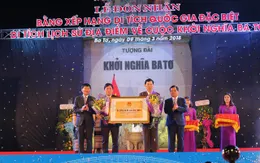 Di tích khởi nghĩa Ba Tơ là di tích quốc gia đặc biệt