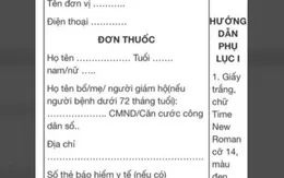 Bộ Y tế thông tin về việc đưa số chứng minh nhân dân vào đơn thuốc ngoại trú