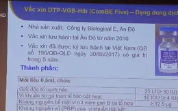 Vaccine 5 trong 1 ComBe Five của Ấn Độ sẽ thay thế Quinvaxem