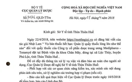 Bộ Y tế yêu cầu kiểm tra thông tin quầy thuốc bán thuốc hết hạn tại Thừa Thiên Huế