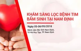 Khám sàng lọc bệnh tim bẩm sinh miễn phí tại Nam Định