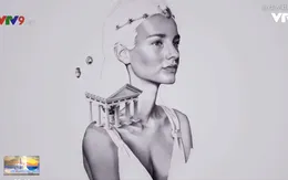 Kỳ công bức chân dung vẽ bằng hơn 3 triệu chấm mực