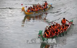 Tưng bừng giải Đua thuyền truyền thống vô địch quốc gia 2018 tại Bình Thuận