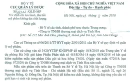 Đình chỉ lưu hành, thu hồi mỹ phẩm Dầu gội sả hoa hồng TMDL