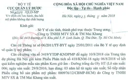Đình chỉ lưu hành, thu hồi sản phẩm Kem giữ ẩm - Dưỡng trắng da Oly HT