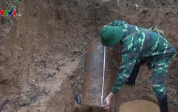 Yên Bái phá hủy quả bom 350 kg