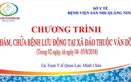 Khám, chữa bệnh lưu động cho nhân dân ở huyện đảo Vân Đồn