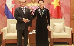Chủ tịch Quốc hội tiếp Phó Chủ tịch Thượng viện Campuchia