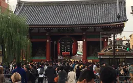 Người Nhật Bản đi chùa cầu kinh doanh thuận lợi đầu năm mới