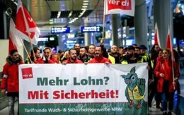 Nhiều sân bay ở Đức gián đoạn do đình công