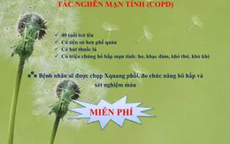 Khám, tầm soát hen và bệnh phổi tắc nghẽn mạn tính miễn phí tại Cần Thơ