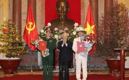Phong hàm Đại tướng cho hai sĩ quan cao cấp Công an và Quân đội