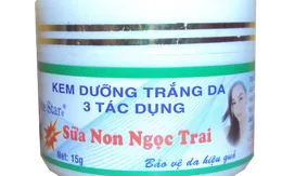 Đình chỉ lưu hành toàn quốc lô Kem dưỡng trắng da 3 tác dụng sữa non ngọc trai