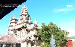 Độc đáo ngôi chùa khảm sành của Đà Lạt