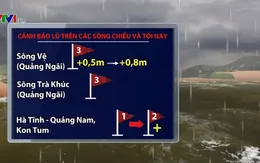 Cảnh báo mưa lớn gây lũ ở Trung Bộ và Tây Nguyên