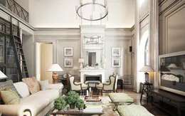 Căn hộ mang phong cách kiến trúc Pháp sang trọng