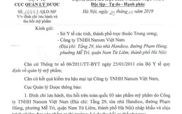 Thu hồi toàn quốc 3 sản phẩm mỹ phẩm Think Nature