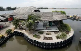 Làm từ 700.000 chai nhựa, đảo nhân tạo hút khách du lịch