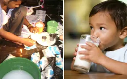 Bê bối sữa pha loãng trong bữa ăn trưa tại trường tiểu học ở Ấn Độ