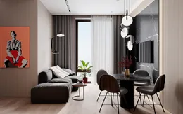 Căn hộ 2 phòng ngủ sử dụng nội thất sang trọng