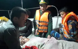 Cấp cứu thuyền viên bị nạn trên biển