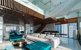 Penthouse làm bằng đá cẩm thạch sang trọng và đẳng cấp