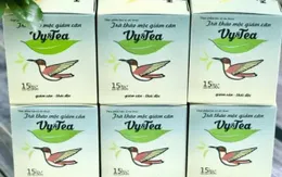 Phát hiện có chất cấm trong trà thảo mộc Vy&Tea