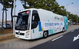 Hàn Quốc thử nghiệm xe bus tự lái sử dụng mạng 5G