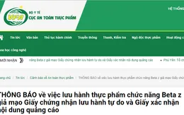 Cảnh báo: sản phẩm giúp tăng chiều cao 5 cm sau 2 tháng sử dụng giả mạo giấy tờ