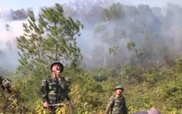 Nhiều khó khăn trong công tác chữa cháy rừng Hồng Lĩnh
