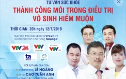 [Tư vấn sức khỏe] Thành công mới trong điều trị vô sinh hiếm muộn