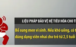 Liệu pháp bảo vệ hệ tiêu hóa cho trẻ