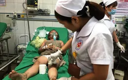 Nghệ An: Khẩn trương cấp cứu các nạn nhân hỏa hoạn tại thành phố Vinh
