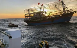Triển khai lực lượng tìm kiếm tàu cá Nghệ An