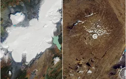 Sông băng đầu tiên tại Iceland "biến mất" do biến đổi khí hậu