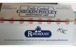Canada thu hồi sản phẩm thịt gà hiệu Rosemount do nghi nhiễm khuẩn Listeria