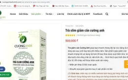 Cẩn trọng với thông tin quảng cáo thực phẩm bảo vệ sức khỏe Trà Slim Cường Anh trên một số website