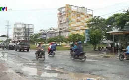 Nhiều quốc lộ ở Đồng bằng sông Cửu Long xuống cấp