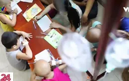 Xúc động lễ khai giảng của các bệnh nhi ung thư