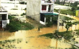 Nước lũ lần đầu tiên gây ngập Thành phố Đồng Hới, Quảng Bình