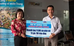 Người lao động Vinamilk góp ngày lương, hỗ trợ miền Trung mùa bão lũ gần 4 tỷ đồng