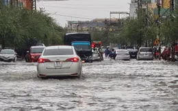 Quảng Nam: Mưa lớn gây ngập nhiều tuyến đường ở Tam Kỳ, Phú Ninh