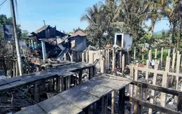 Hỏa hoạn thiêu rụi 7 căn nhà ở TP Châu Đốc