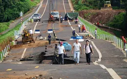 Khởi tố vụ án đường tránh bị sụt lún ở Chư Sê, Gia Lai